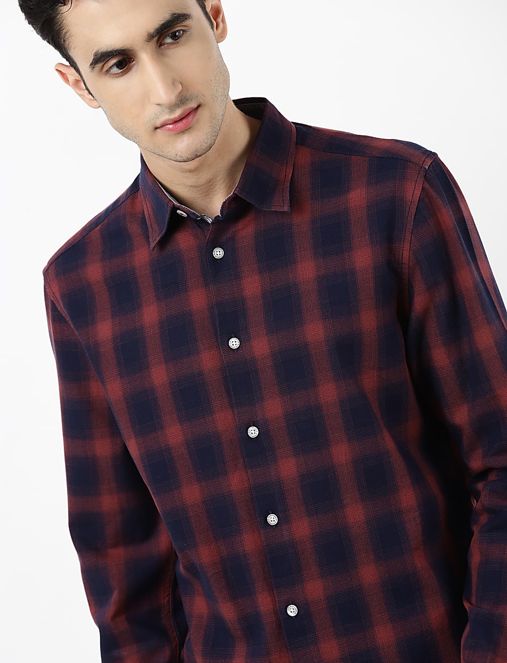 Ombre Checks Shirt
