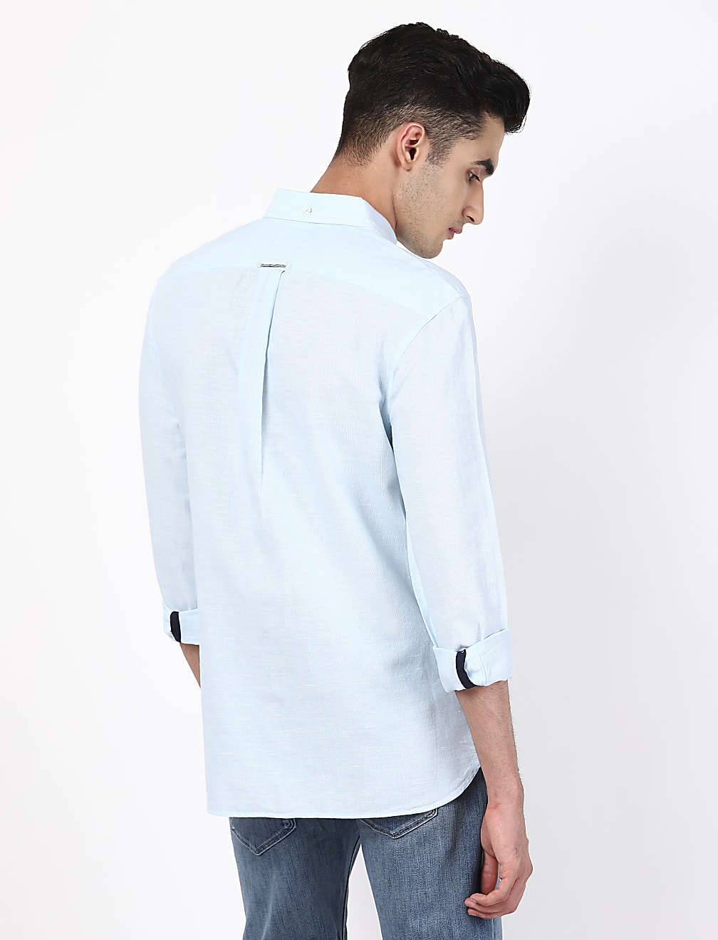 Linen Mix Striper Shirt