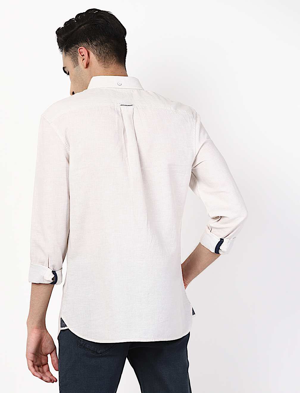 Linen Mix Striper Shirt