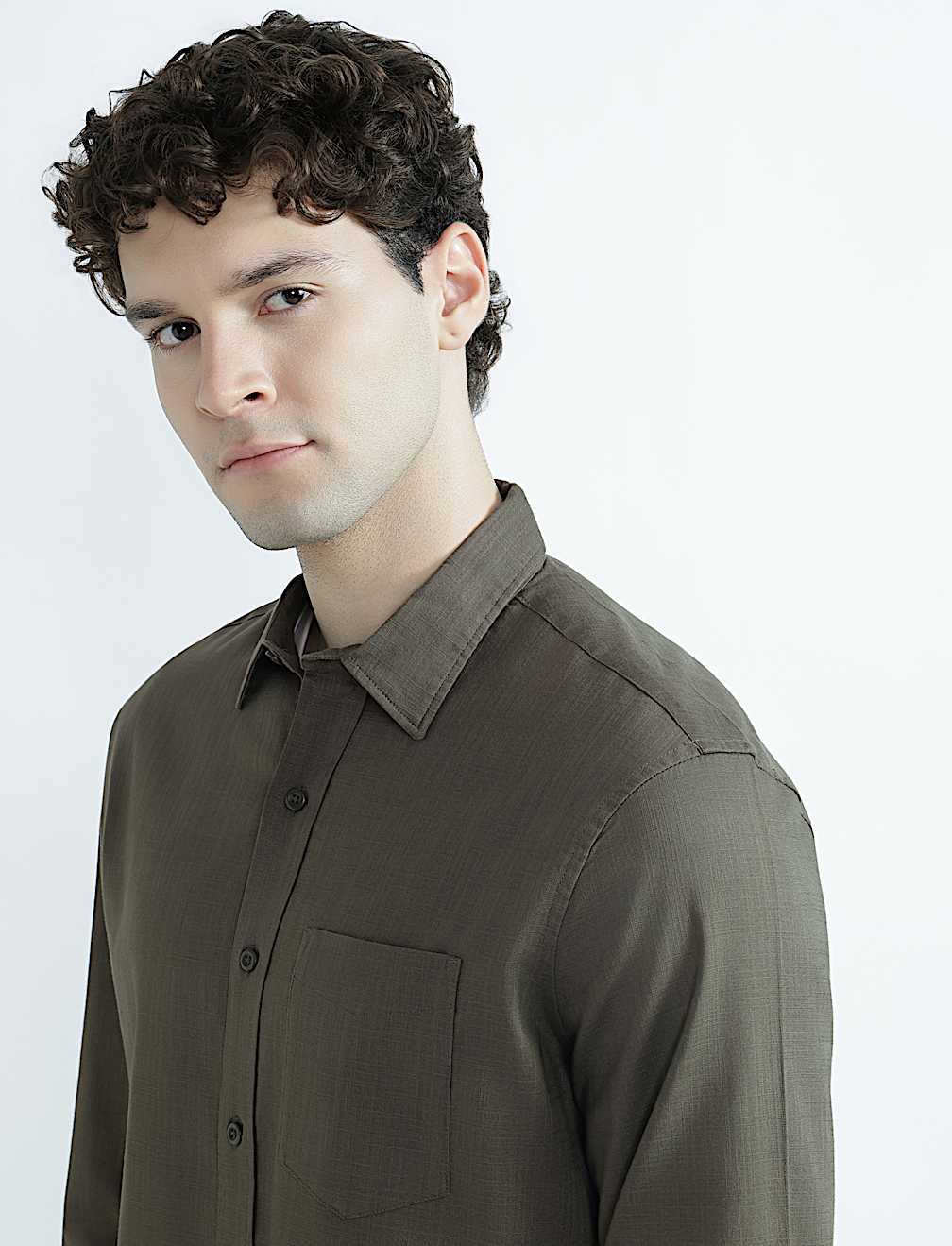 Regular Fit Cotton Classic Collar Shirt