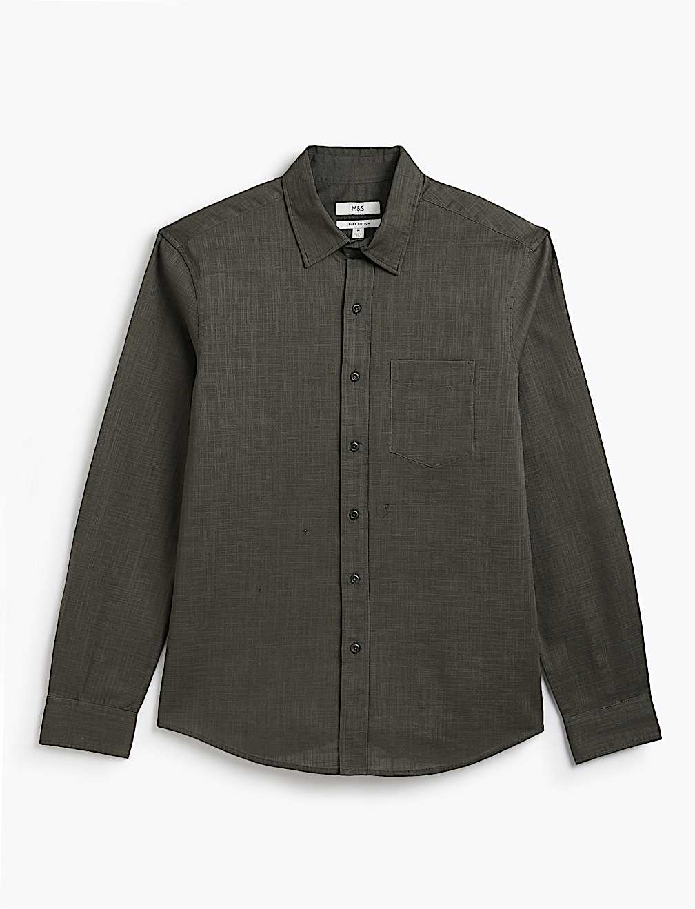 Regular Fit Cotton Classic Collar Shirt