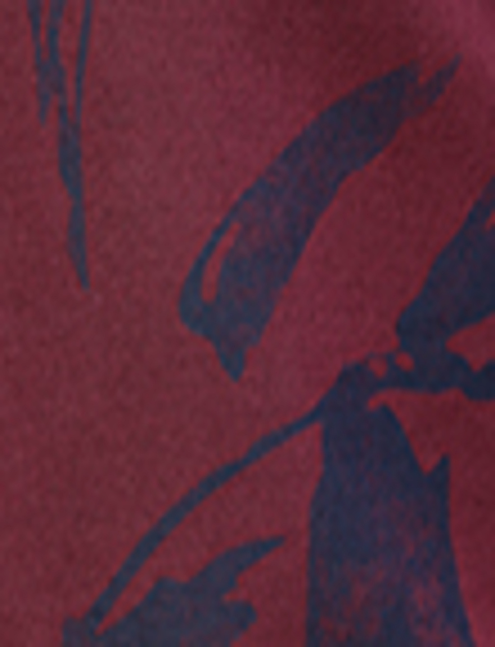 Linen Rich Abstract Spread Collar Shirt