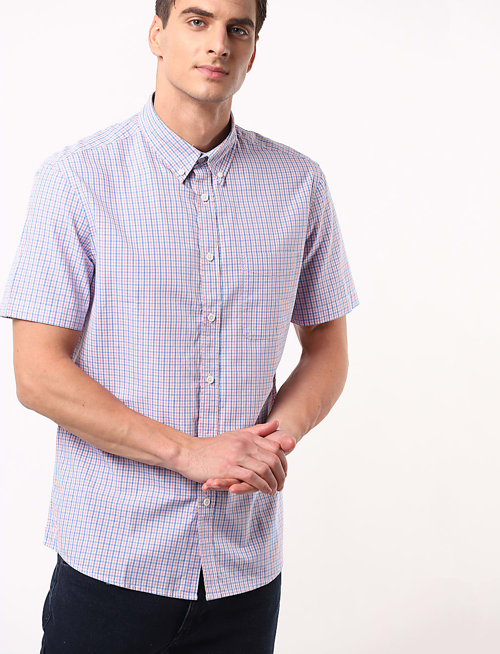 Pure Cotton Short Sleeve Shirt