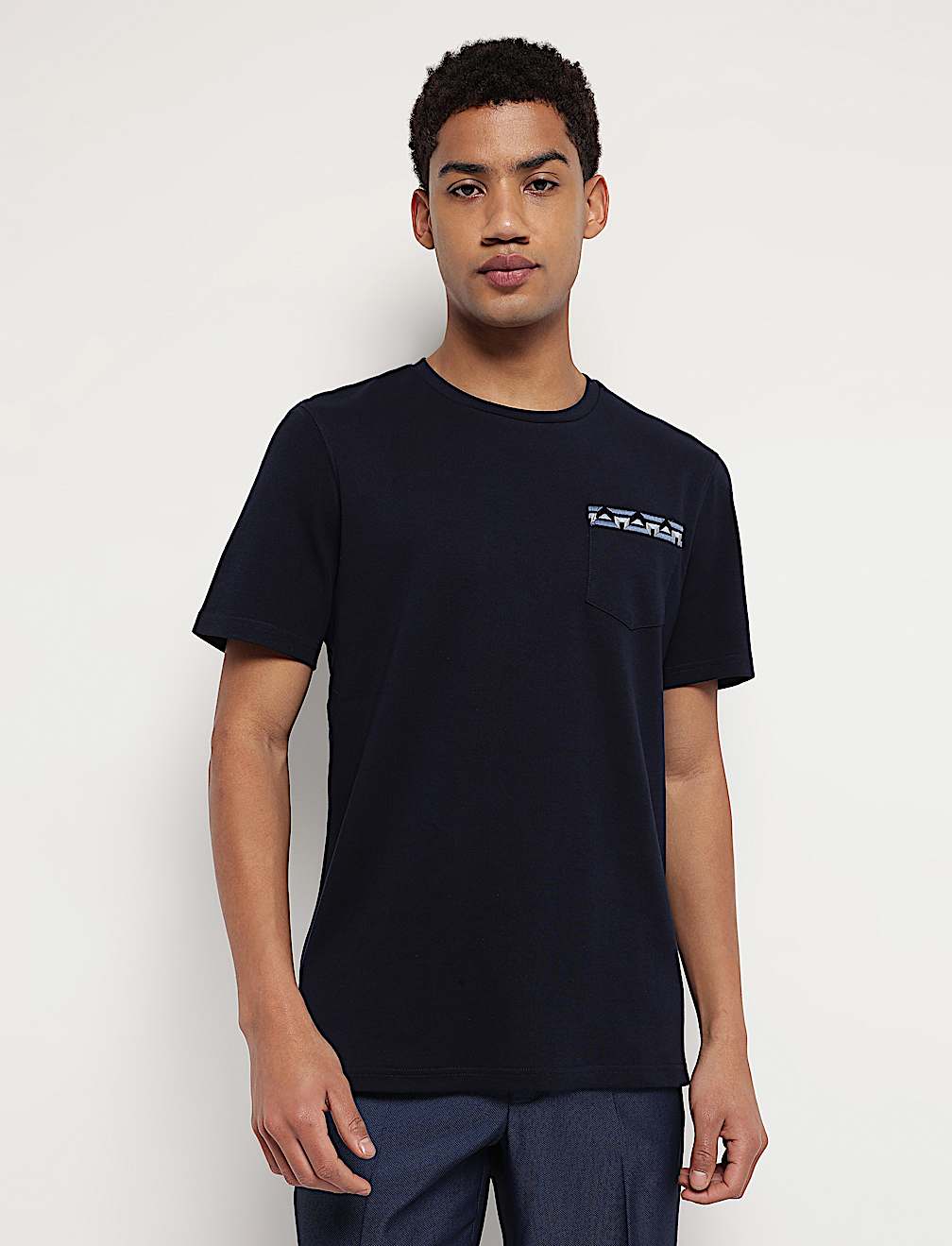 Pure Cotton Crew Neck T-Shirt