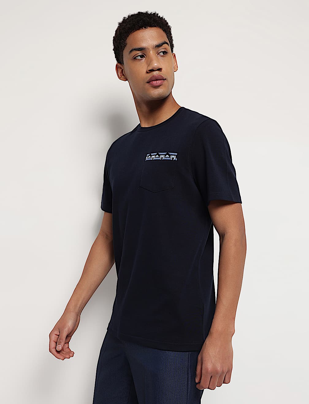 Pure Cotton Crew Neck T-Shirt
