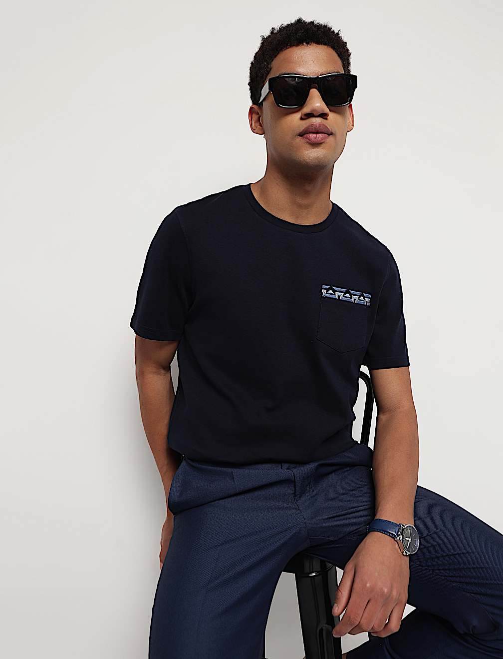 Pure Cotton Crew Neck T-Shirt