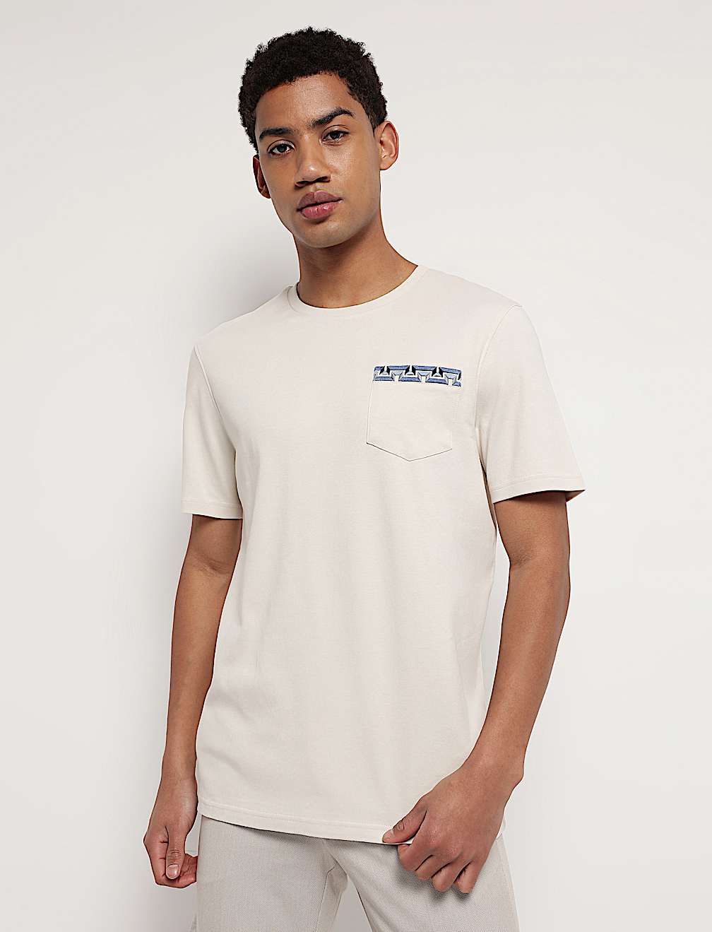 Pure Cotton Crew Neck T-Shirt