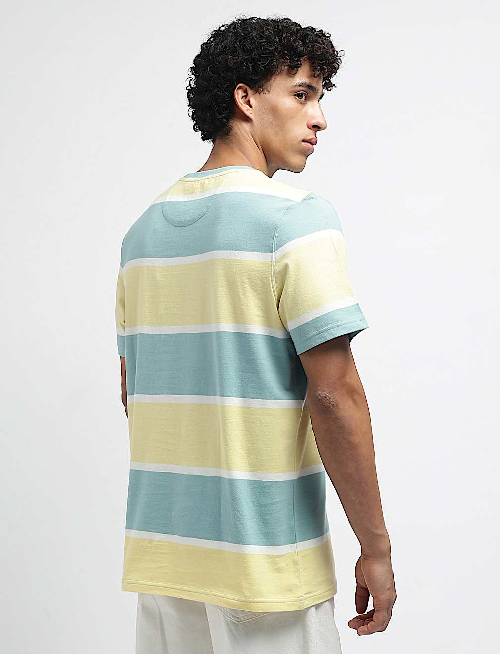 Pure Cotton Striped T-Shirt