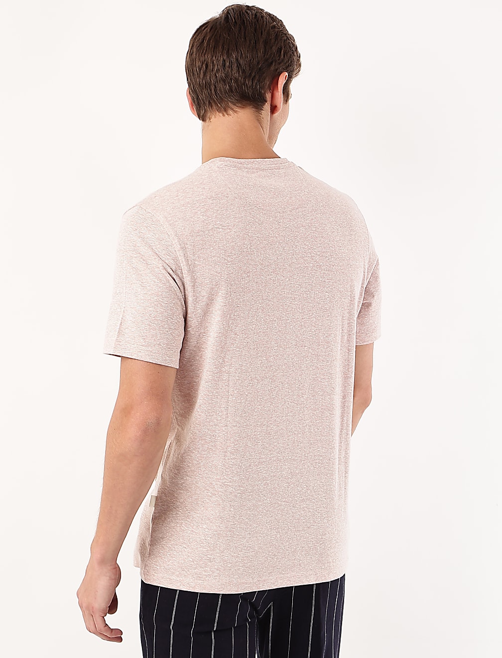 Cotton Mix Printed Crew Neck Tshirt