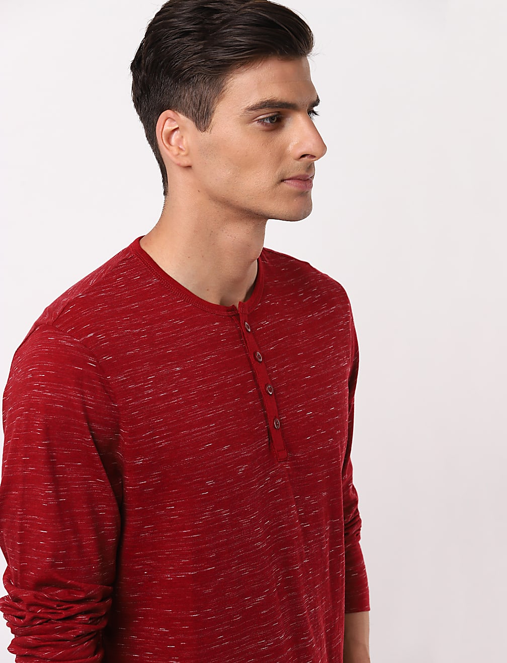 Long Sleeve Henley Tee