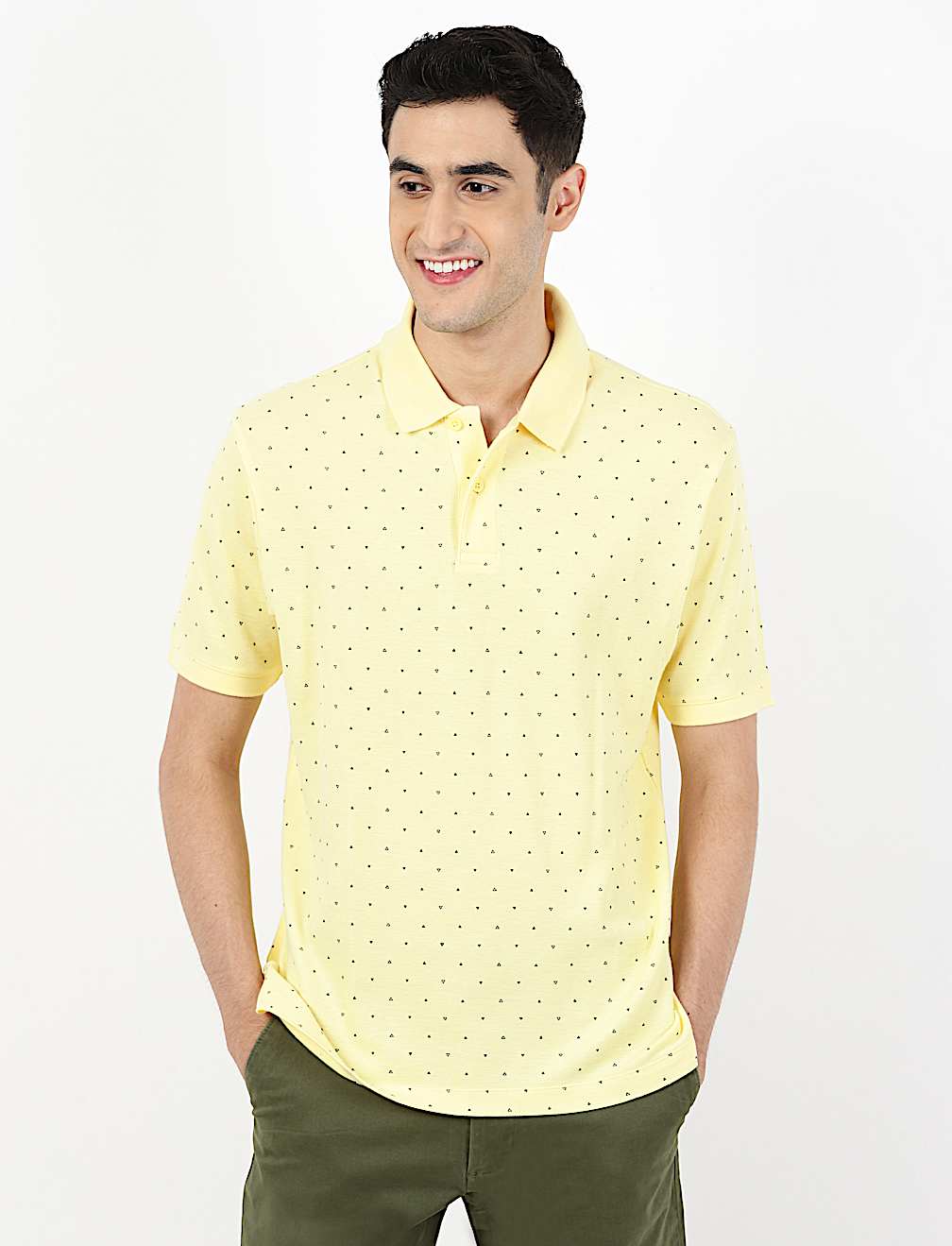 Printed Polo T-Shirt