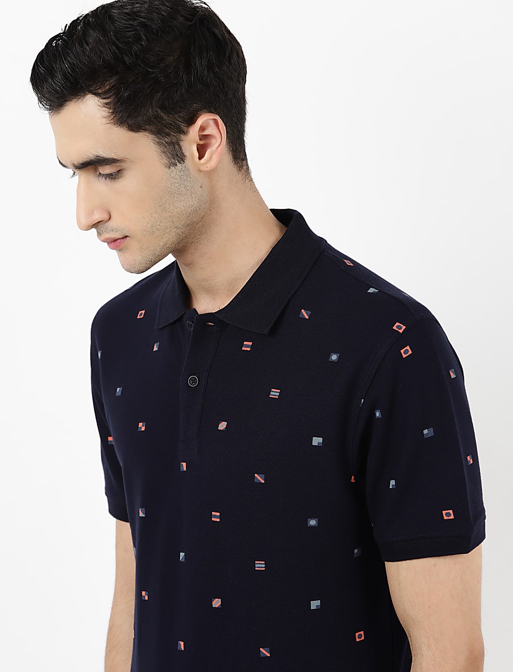 Printed Polo T-Shirt
