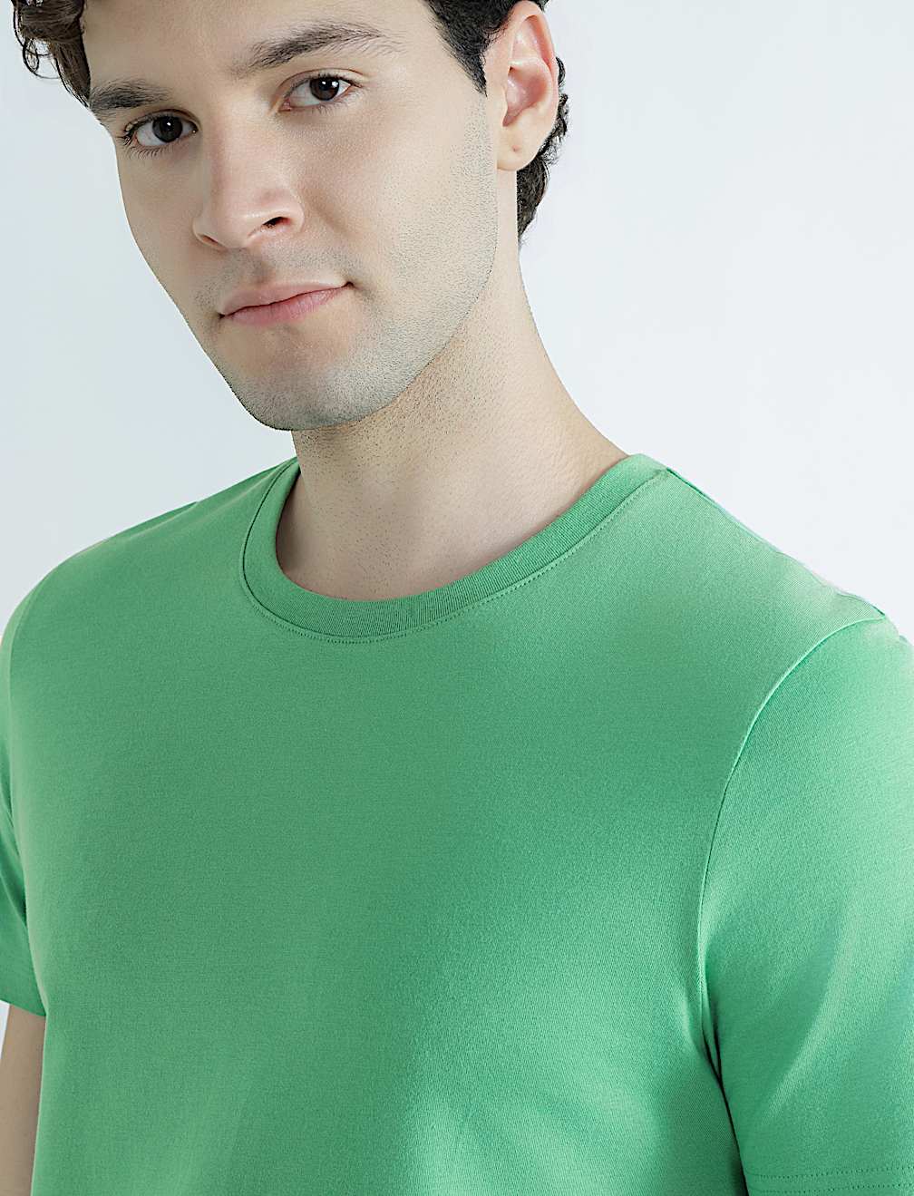 Pure Cotton Regular Fit Crew Neck T-Shirt