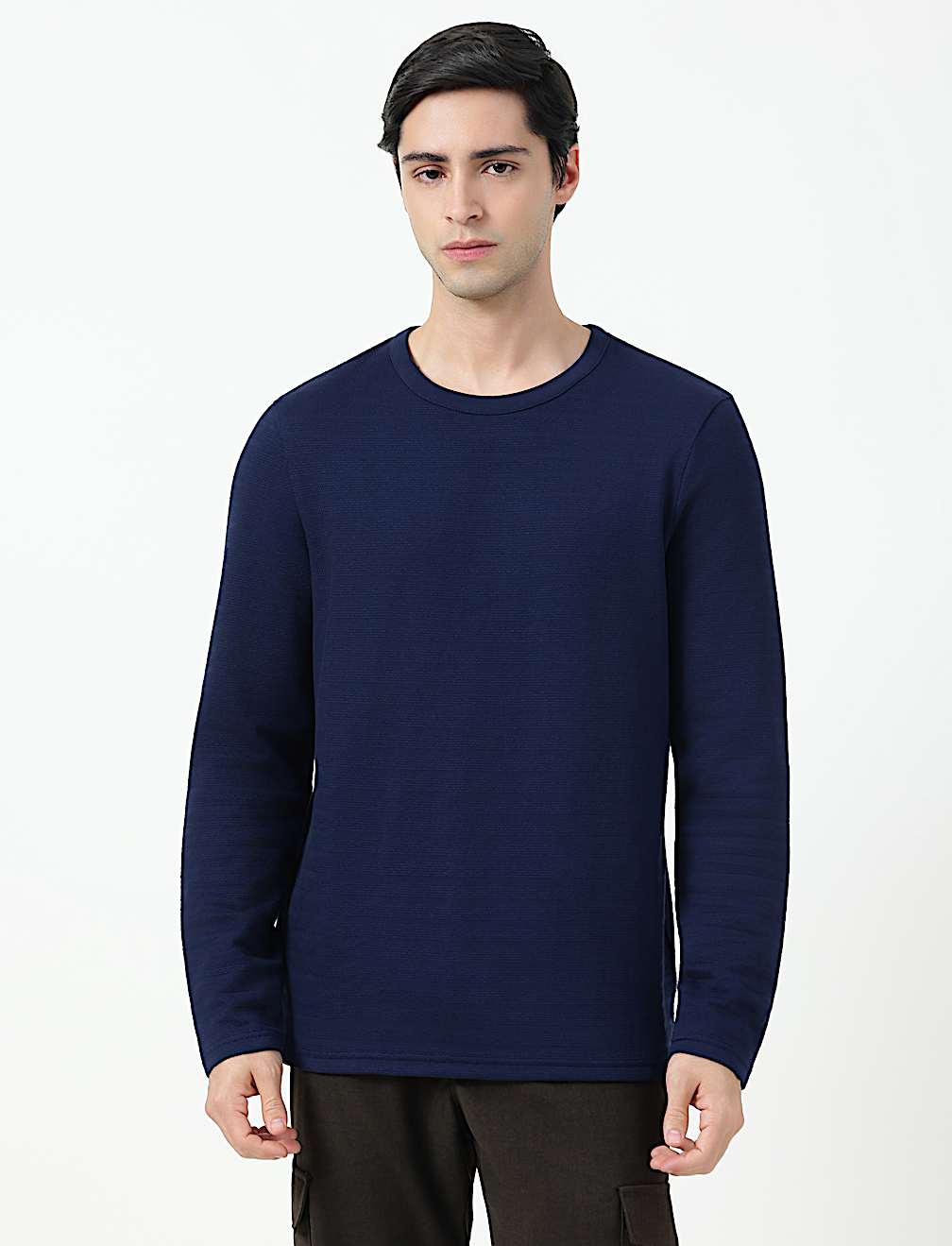 POPCORN TEXTURE DESIGN LS TEE