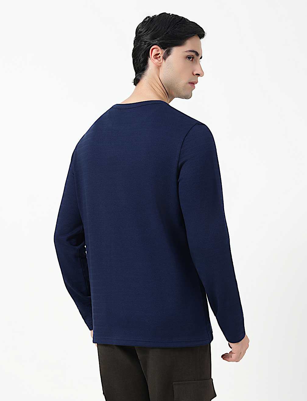 POPCORN TEXTURE DESIGN LS TEE