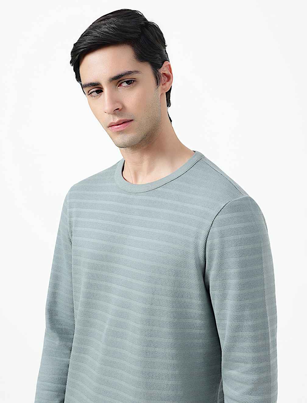 POPCORN TEXTURE DESIGN LS TEE