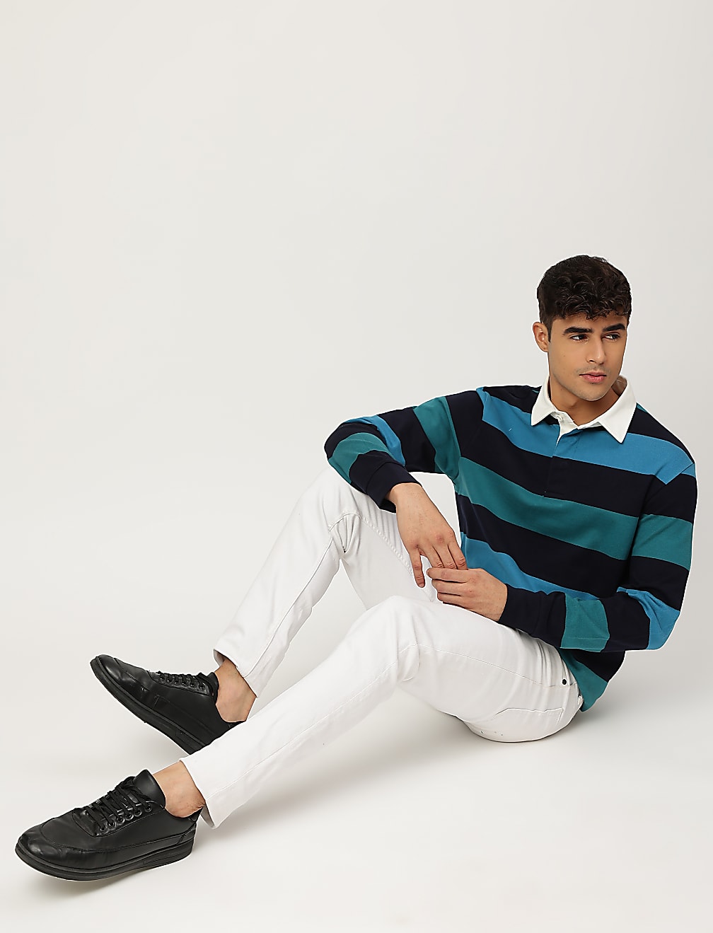 Pure Cotton Tropical Crew Neck T-shirt