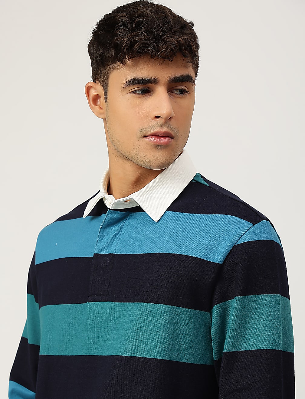 Pure Cotton Tropical Crew Neck T-shirt