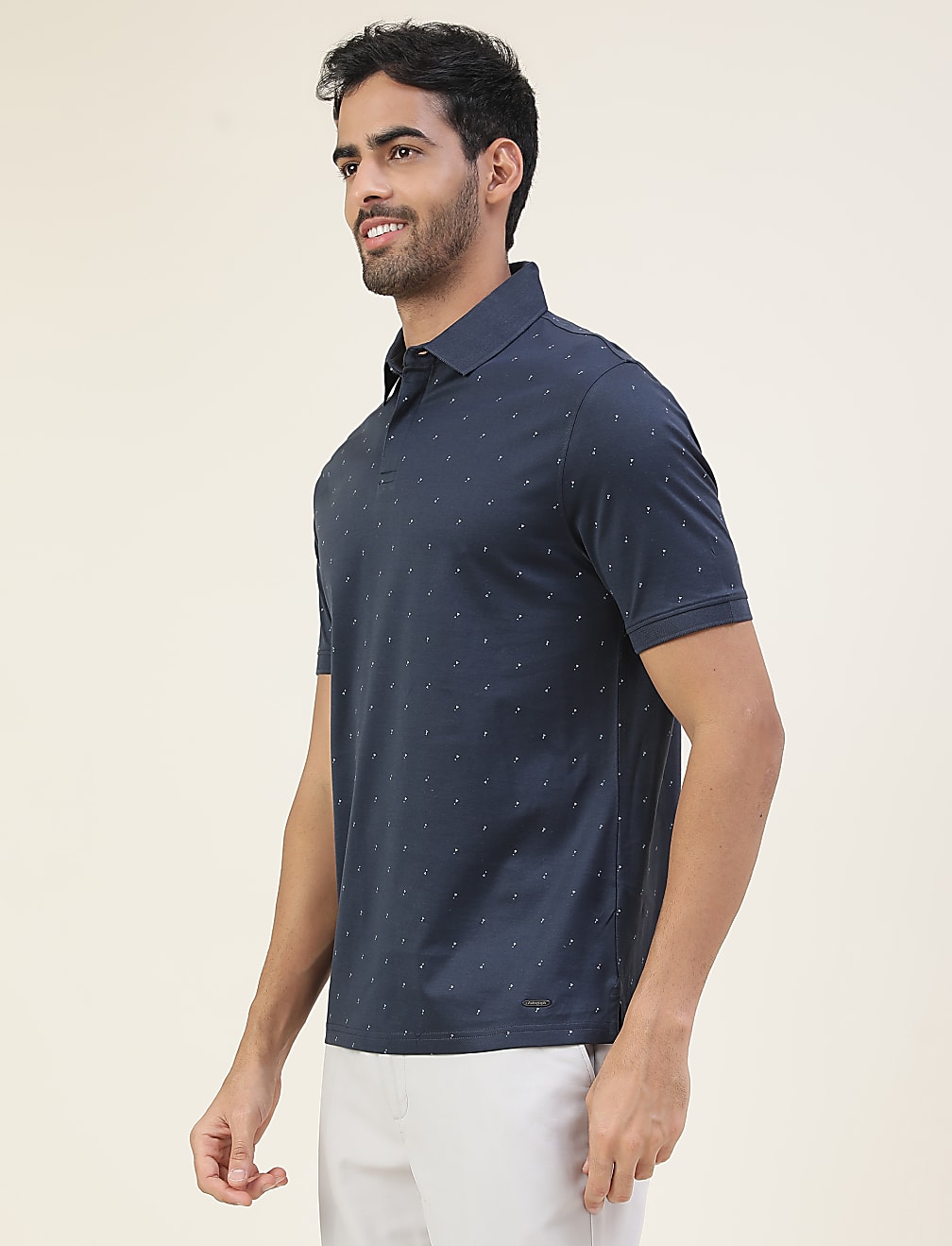 Premium Autograph Geometric Printed Polo