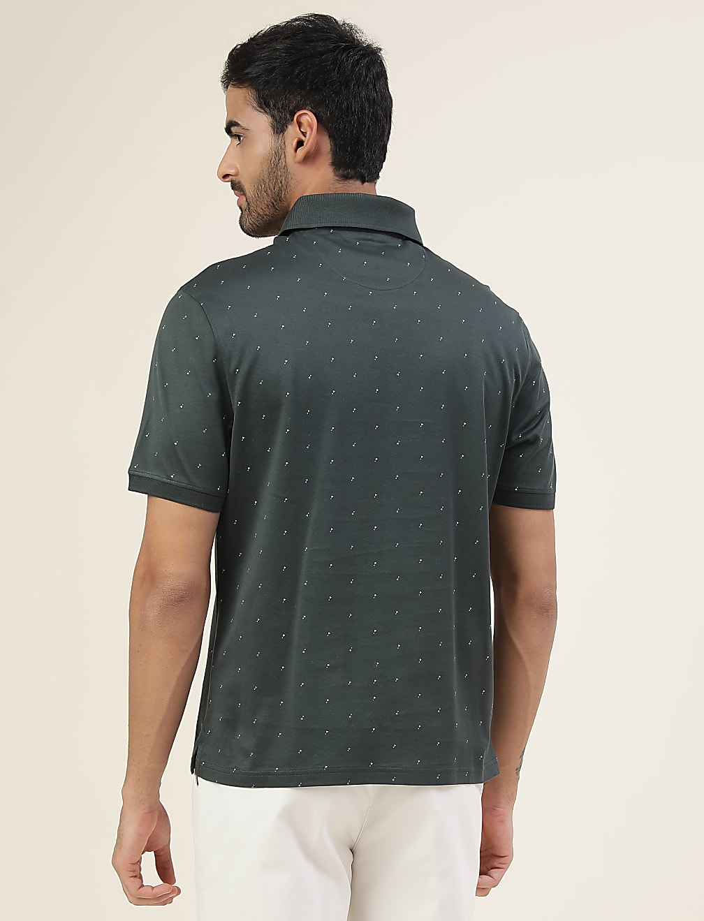 Premium Autograph Geometric Printed Polo