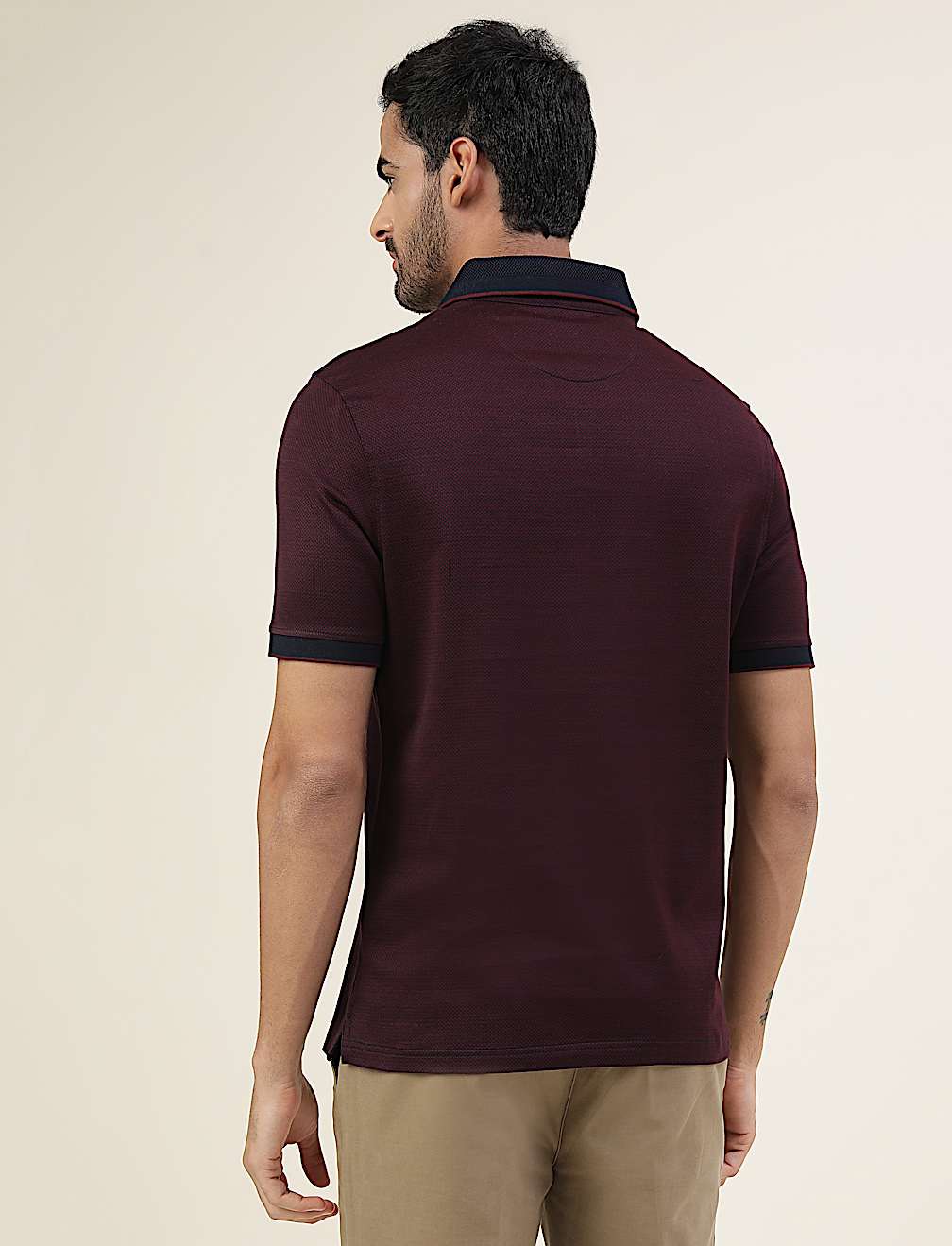 Premium Jacquard Polo With Tipping