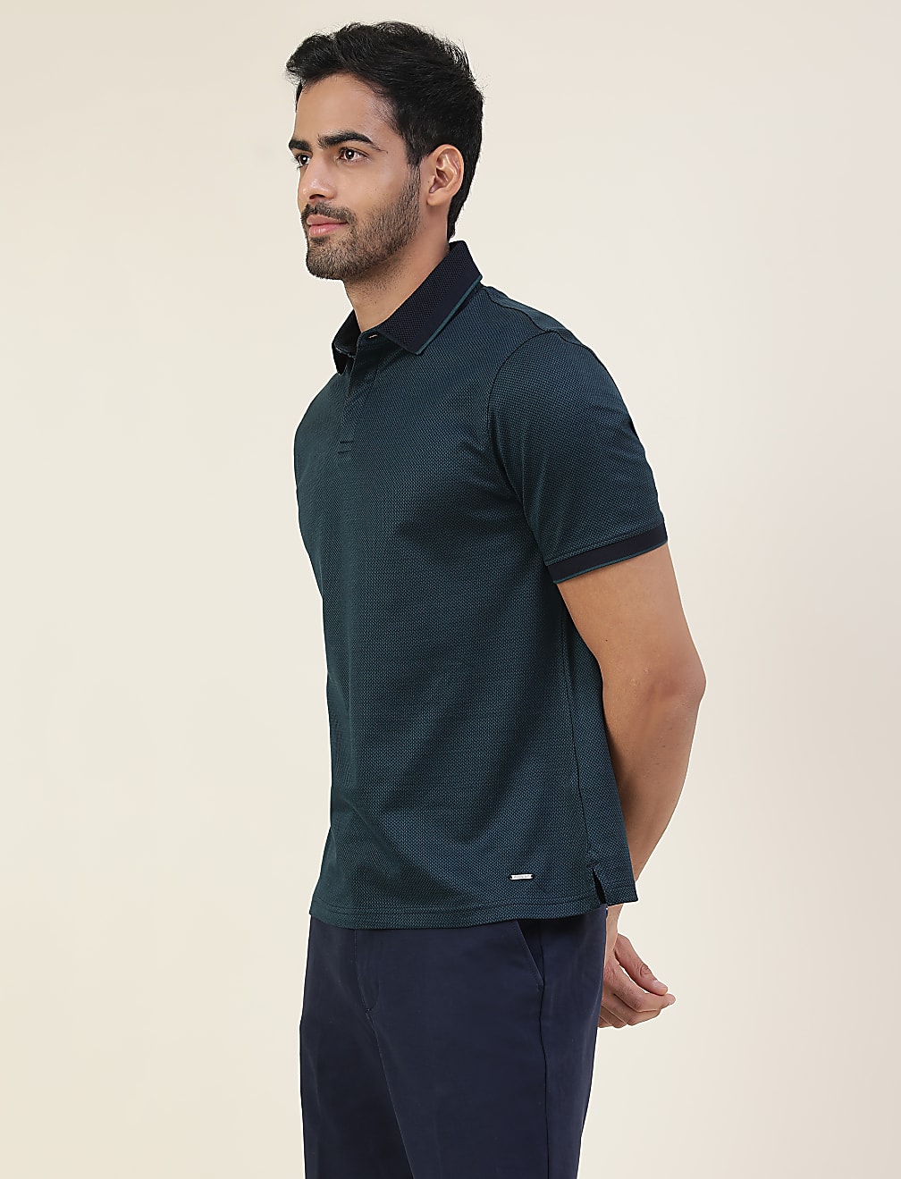 Premium Jacquard Polo With Tipping