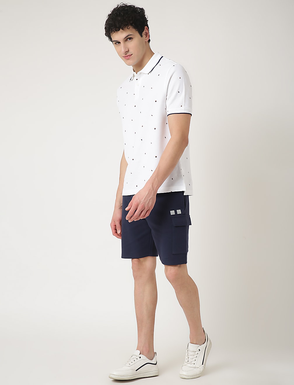 Pure Cotton Textured Shorts