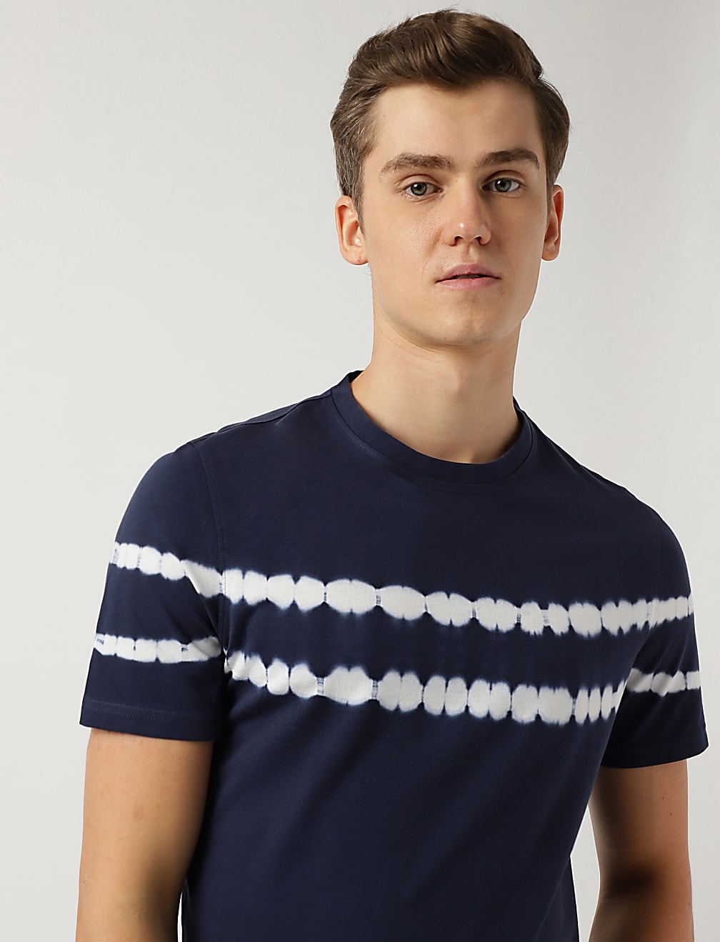 Pure Cotton Round Neck Printed T-Shirt