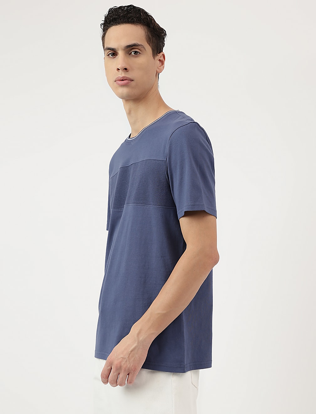 Pure Cotton Round Neck T-Shirt