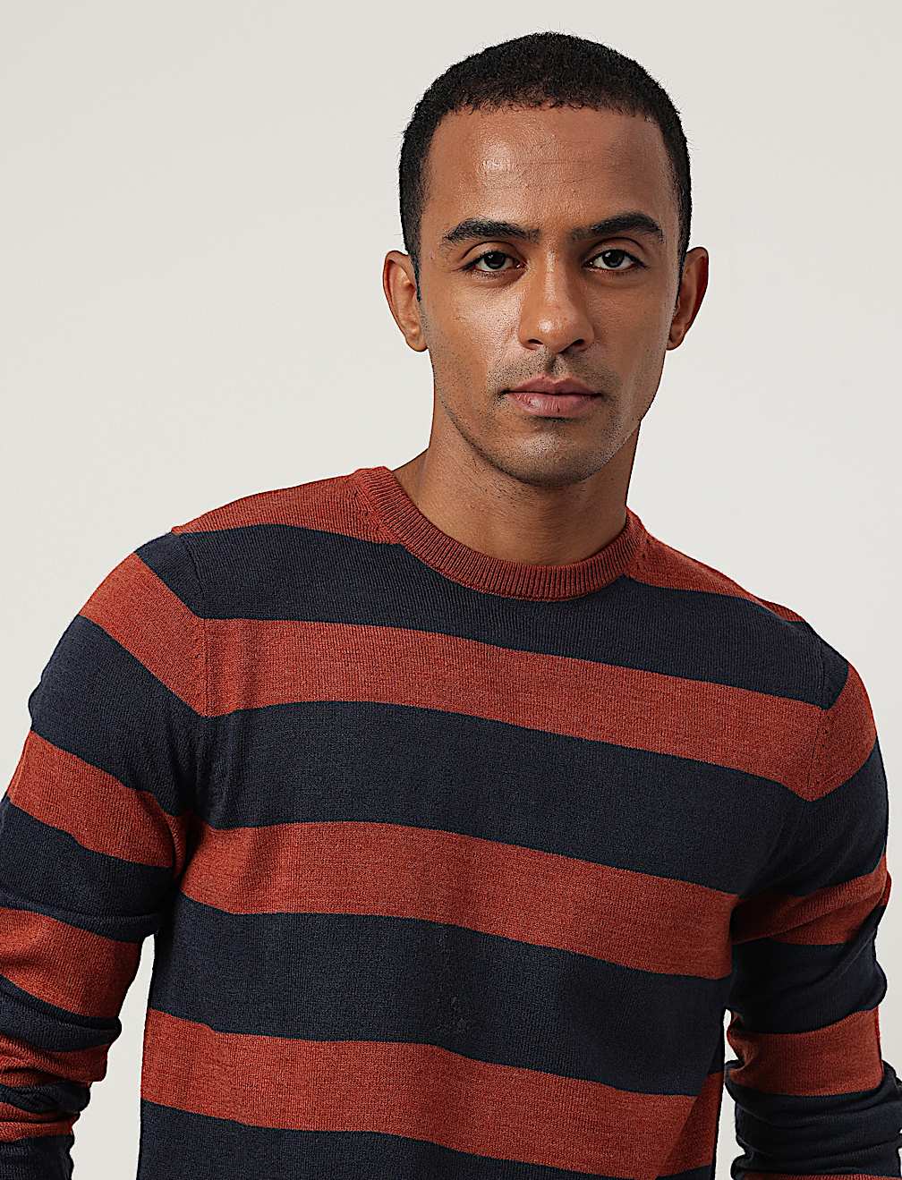 Striped Round Neck Jumper