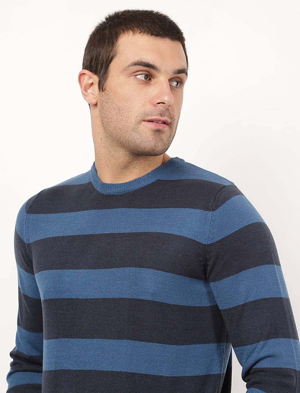 Striped Round Neck Jumper