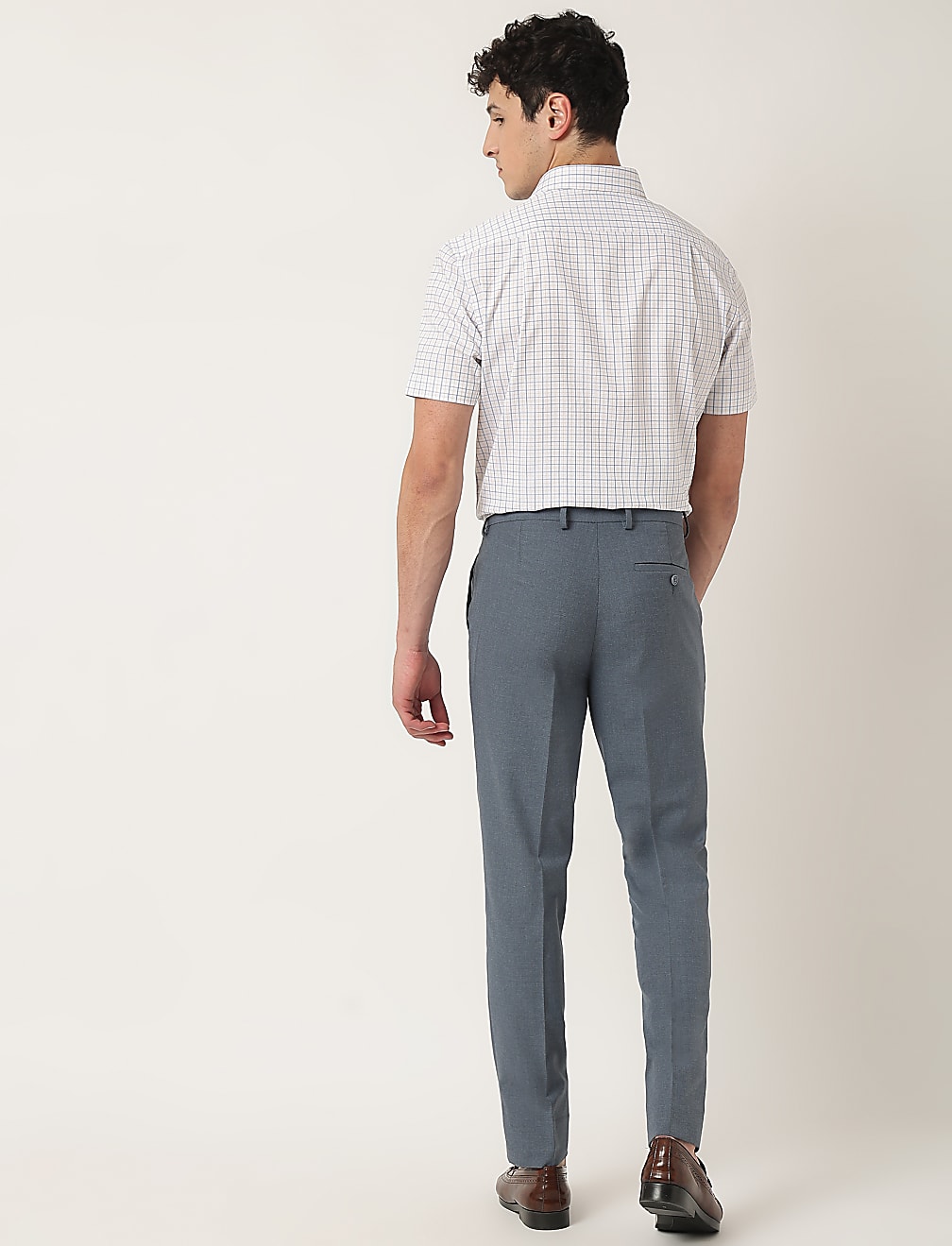 Plain Slim Fit Trouser