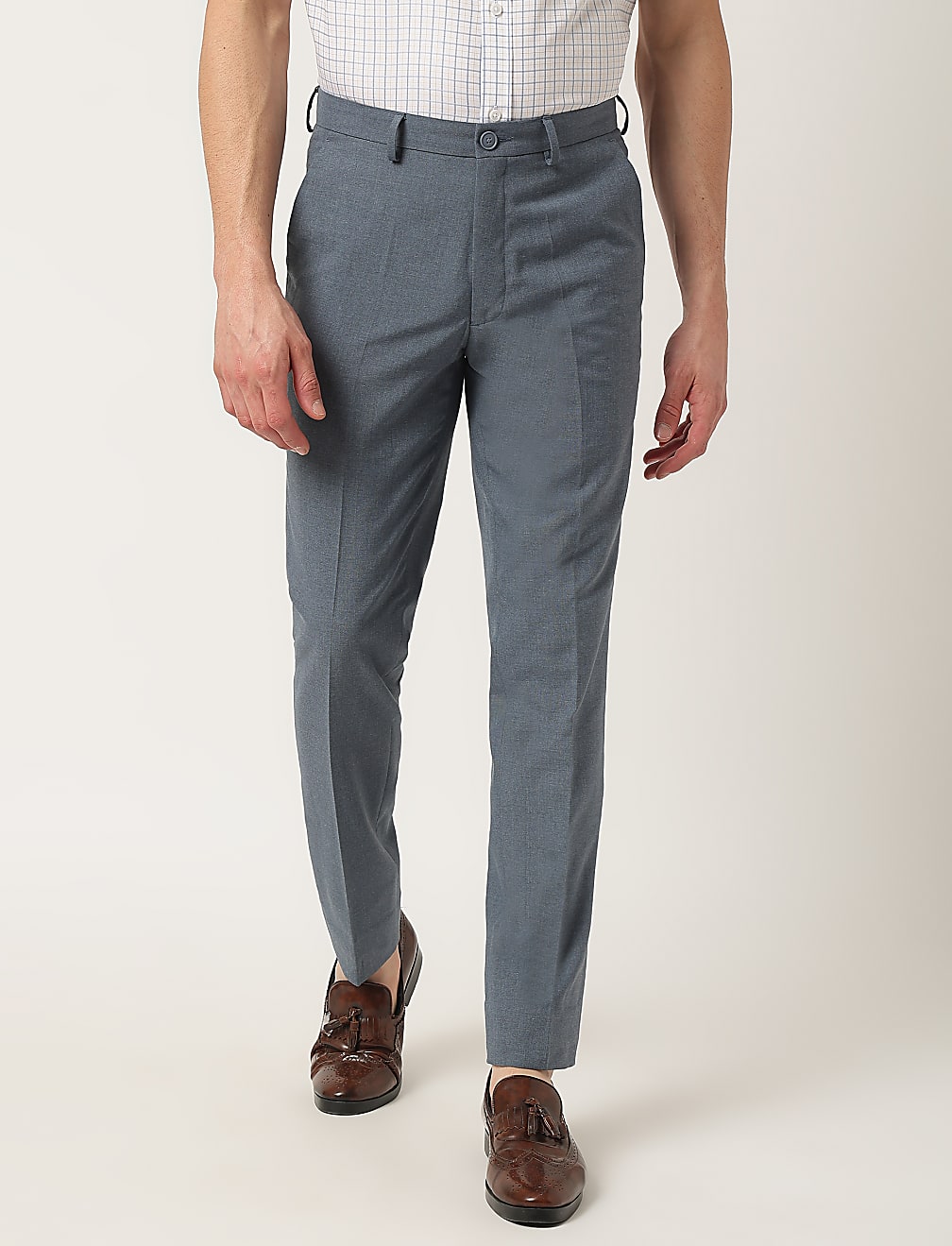 Plain Slim Fit Trouser