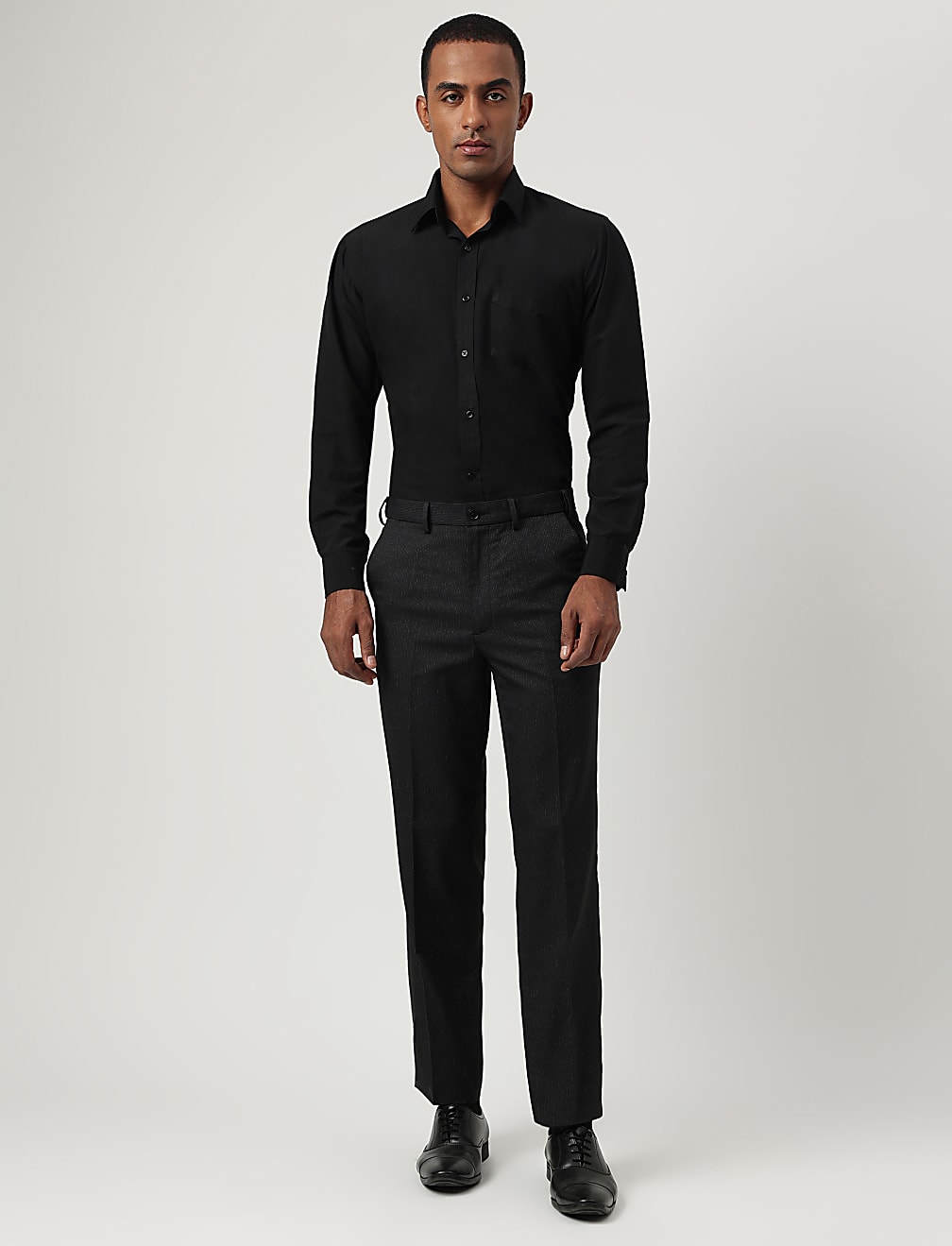 Regular Fit Striped Trousers