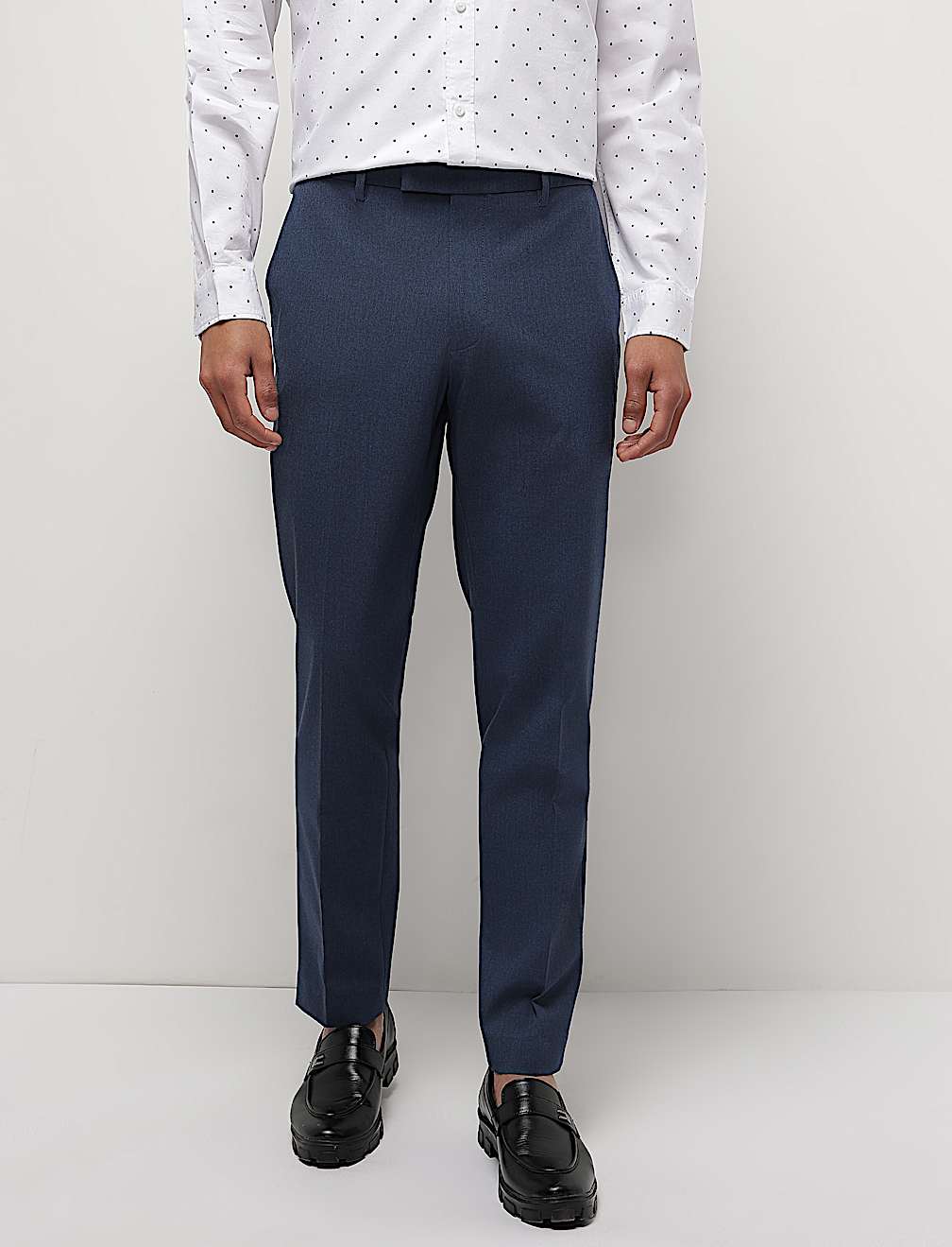 Mid Waist Slim Fit Trousers