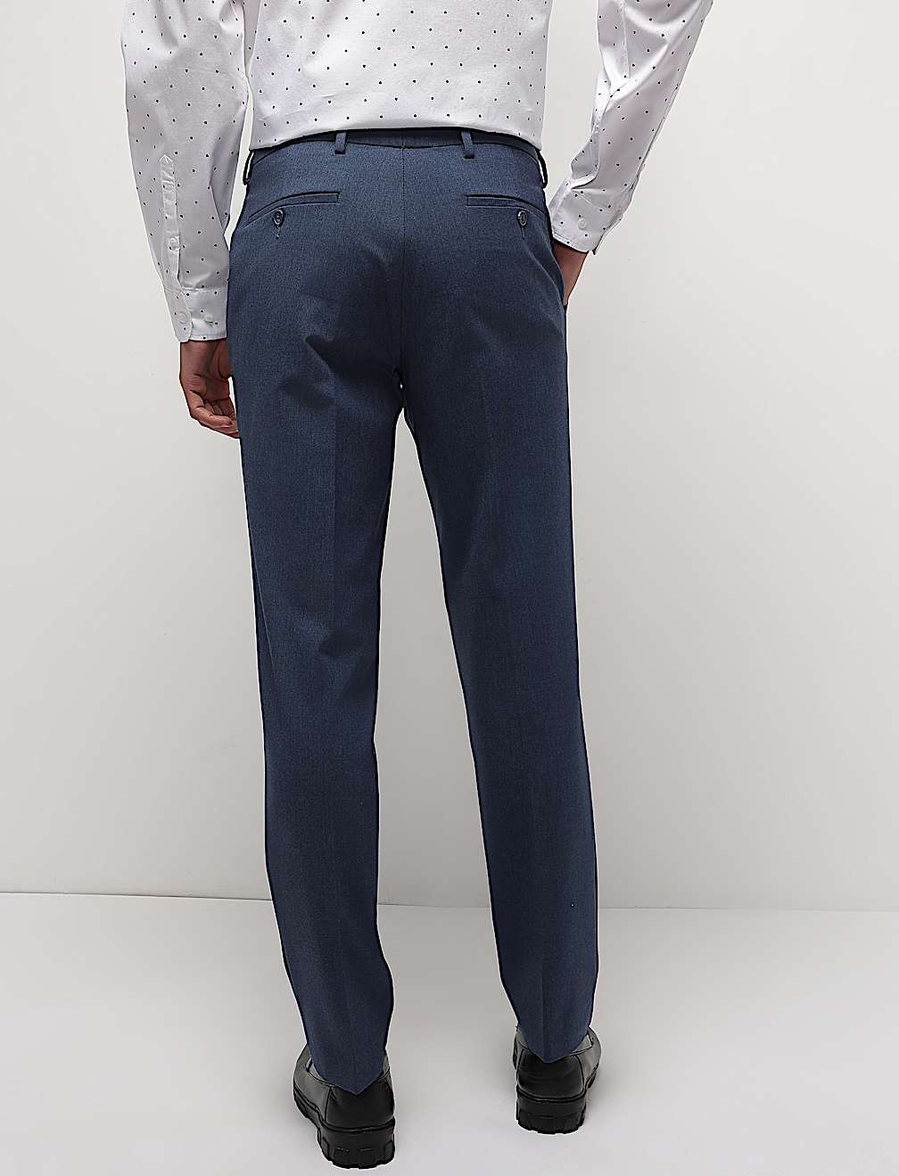 Mid Waist Slim Fit Trousers