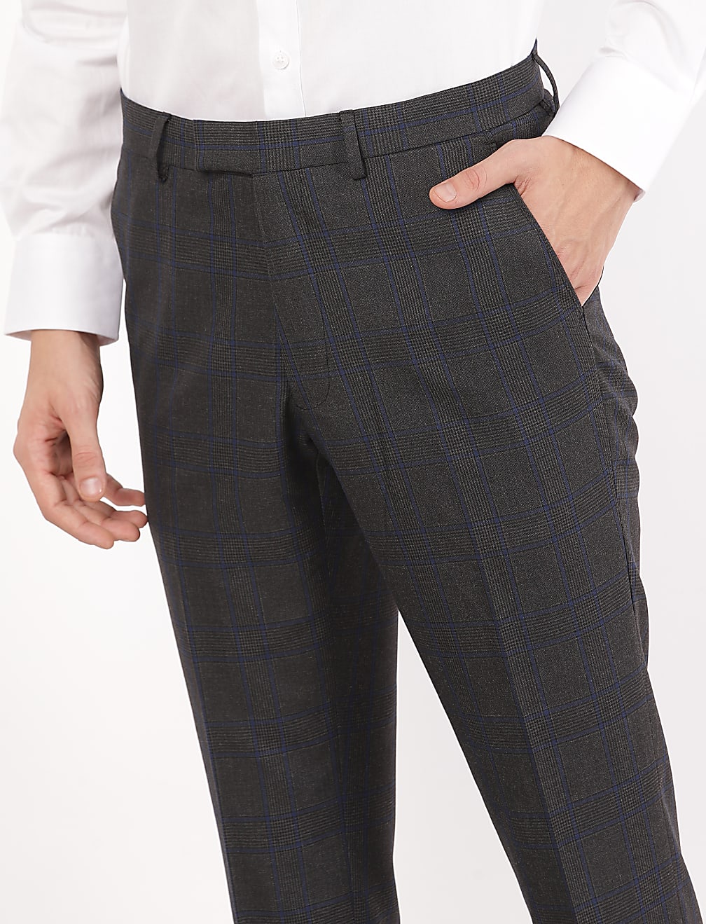 Plain Slim Fit Trouser