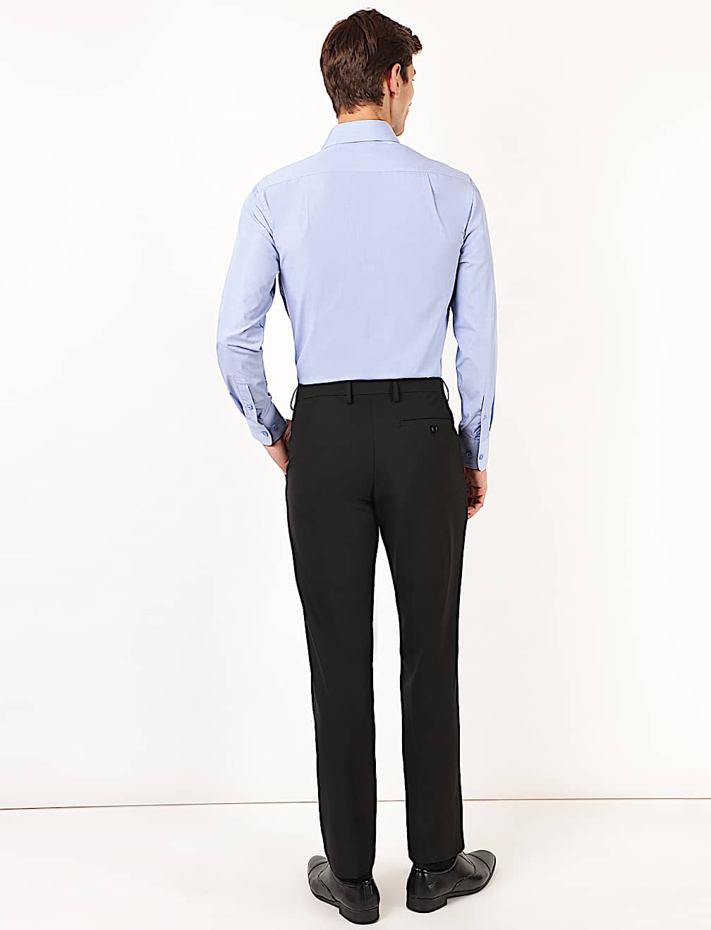 Plain Regular Fit Trousers