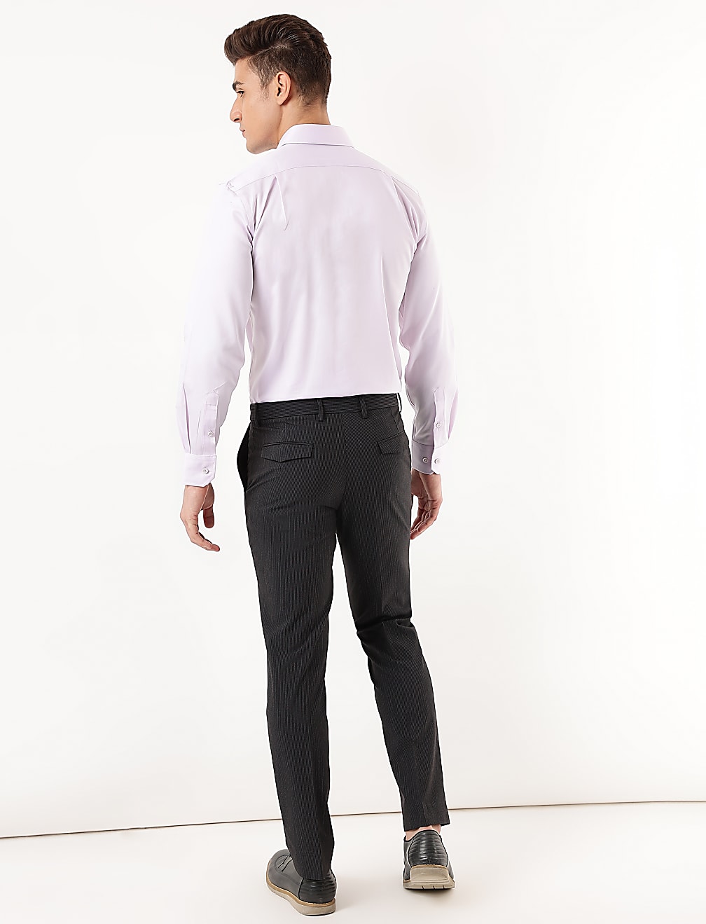 Slim Fit Striped Trousers