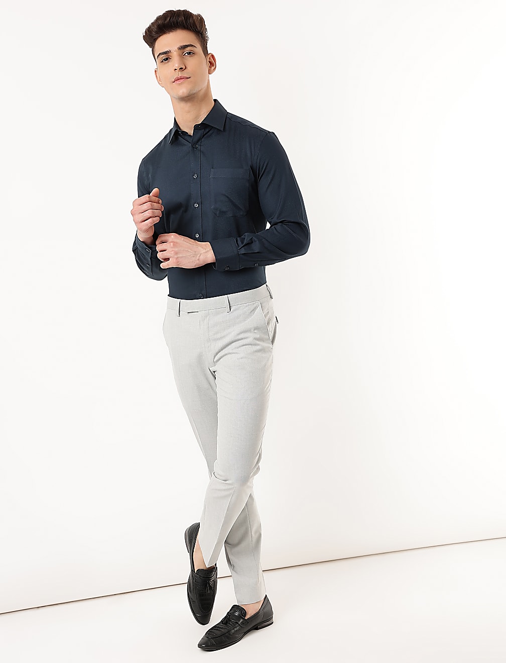 Slim Fit Stretch Trousers