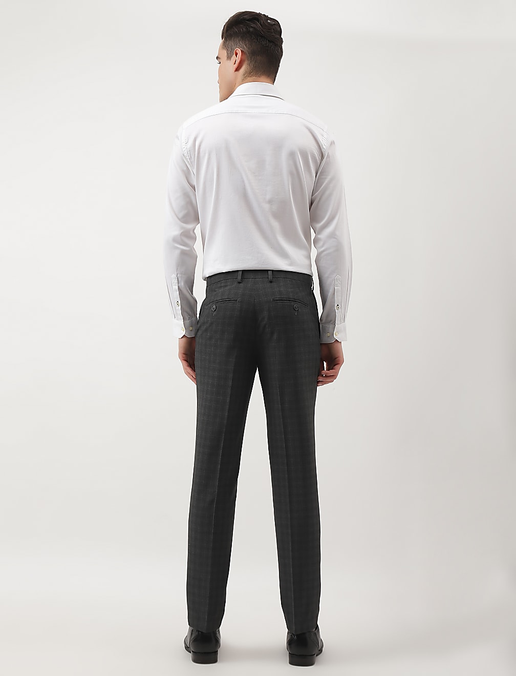 Checks Slim Fit Trousers