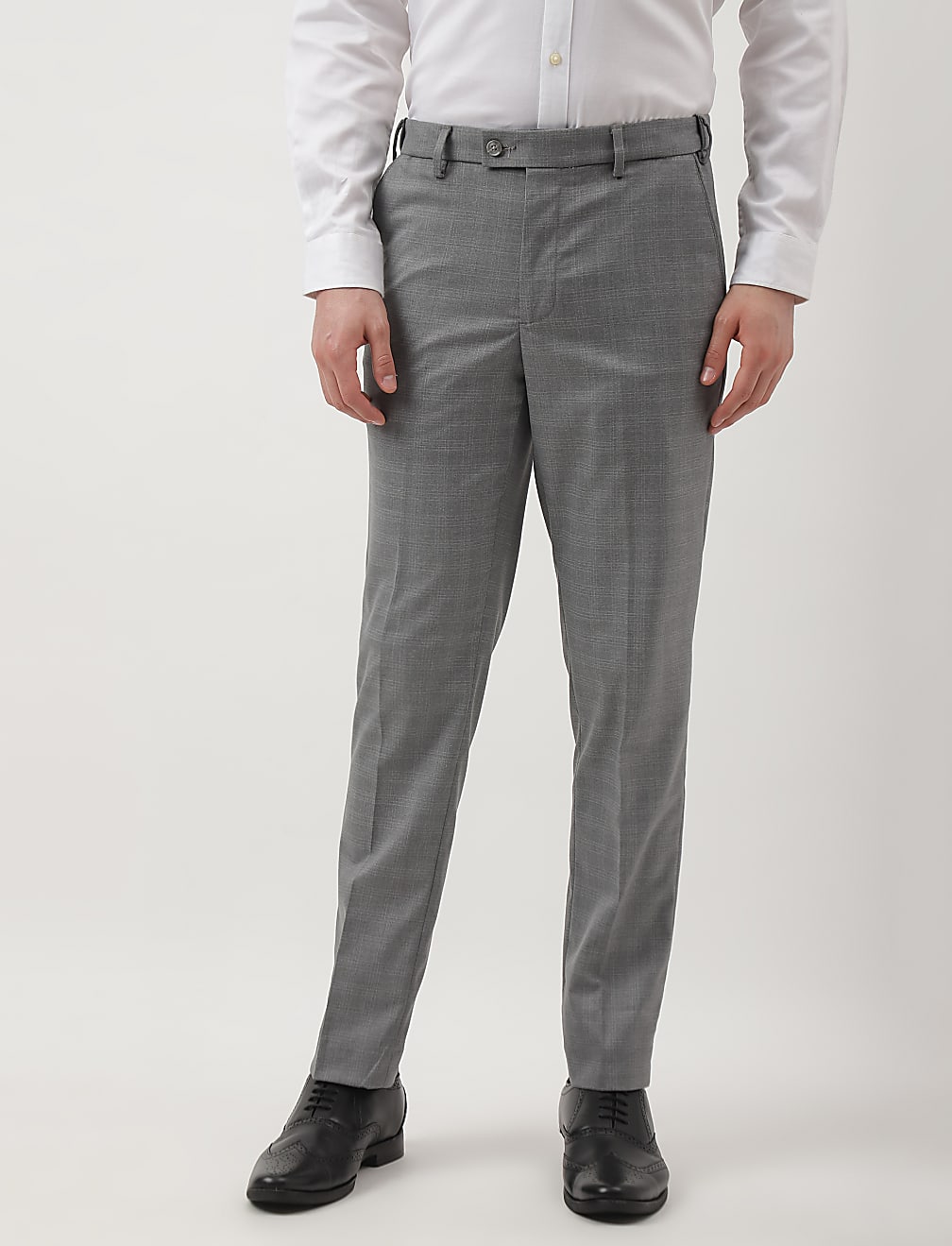 Checks Slim Fit Trousers