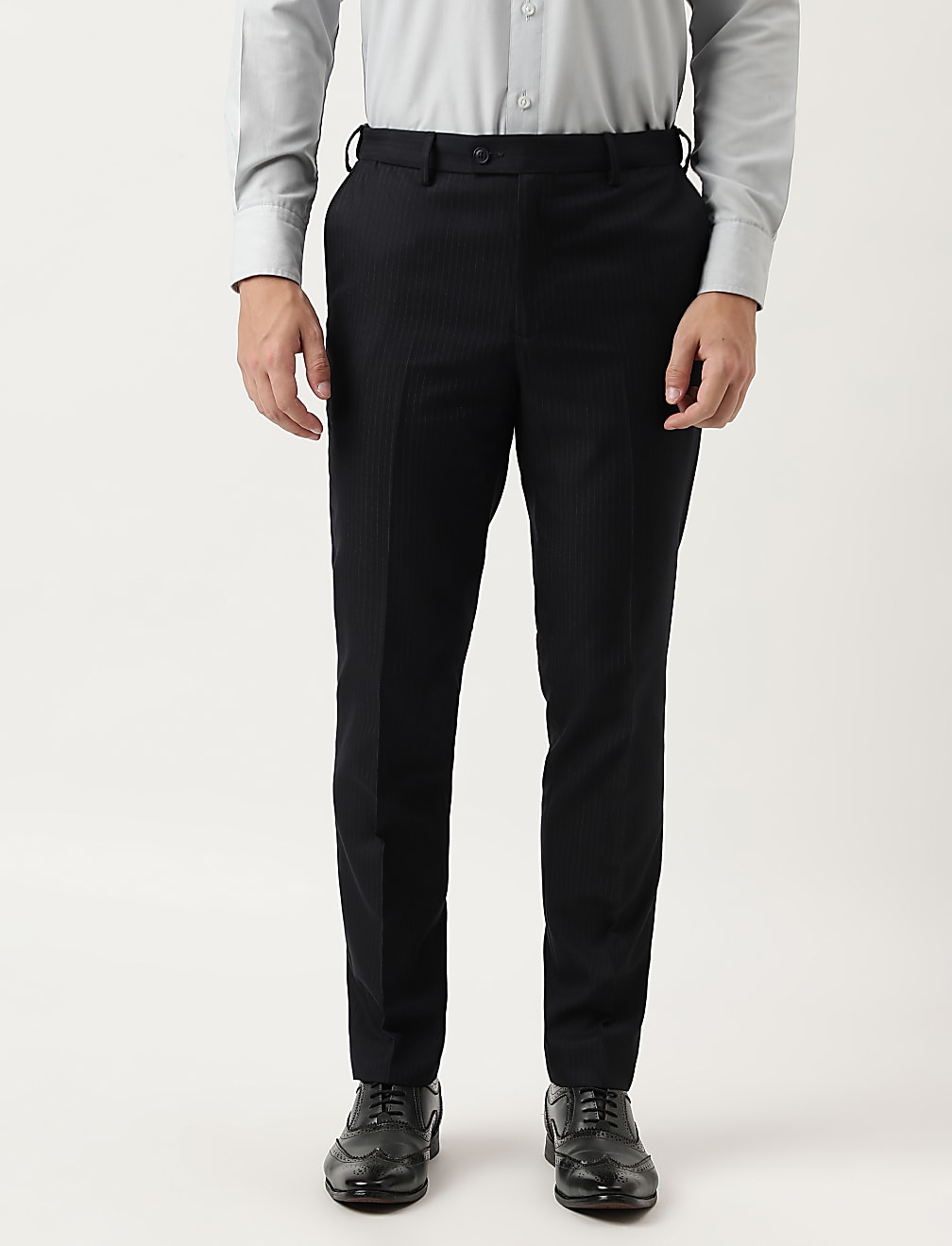 Slim Fit Striped Trousers