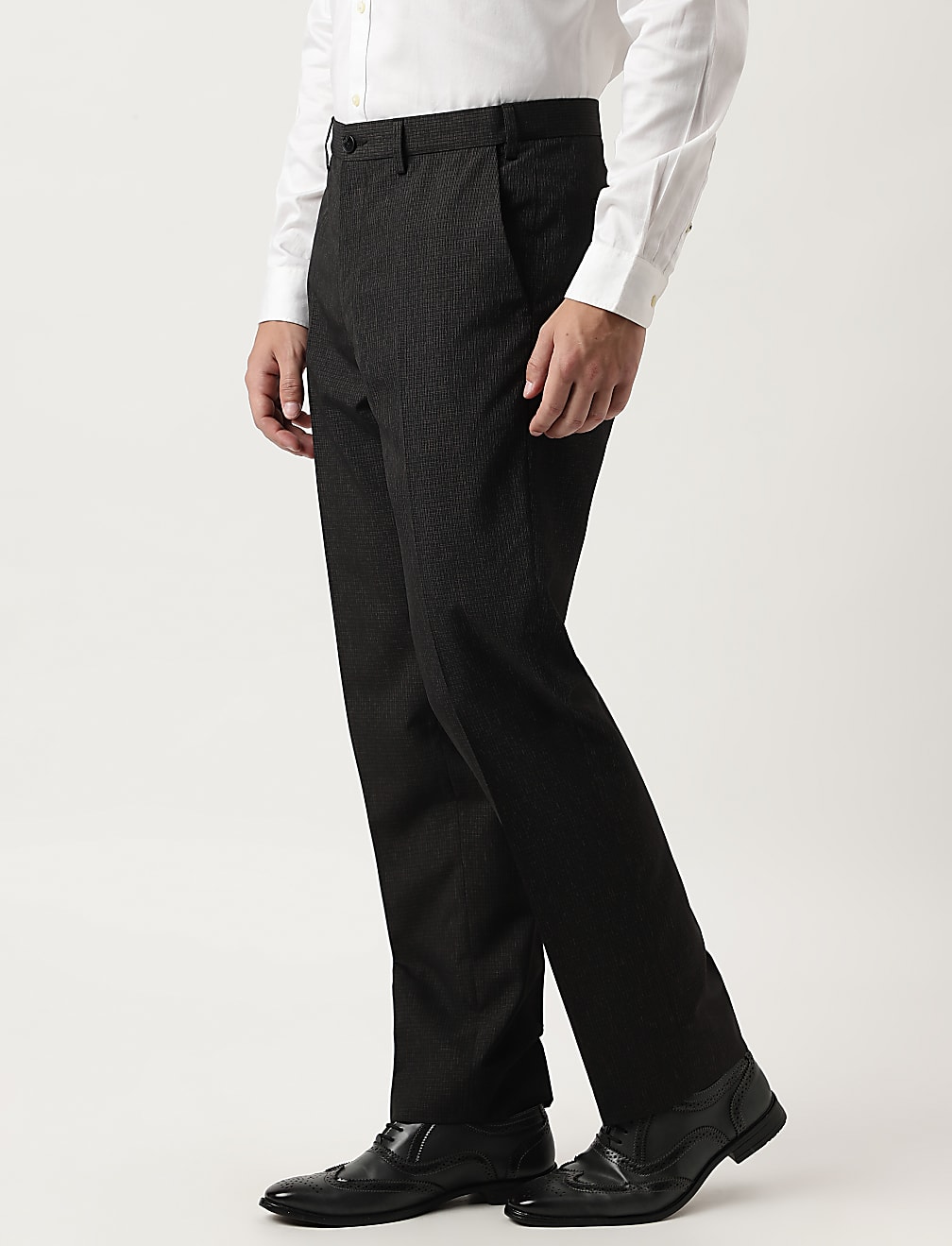 Check Print Trousers