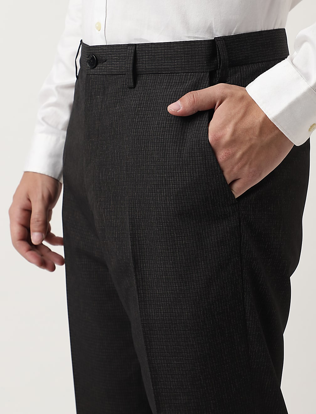 Check Print Trousers