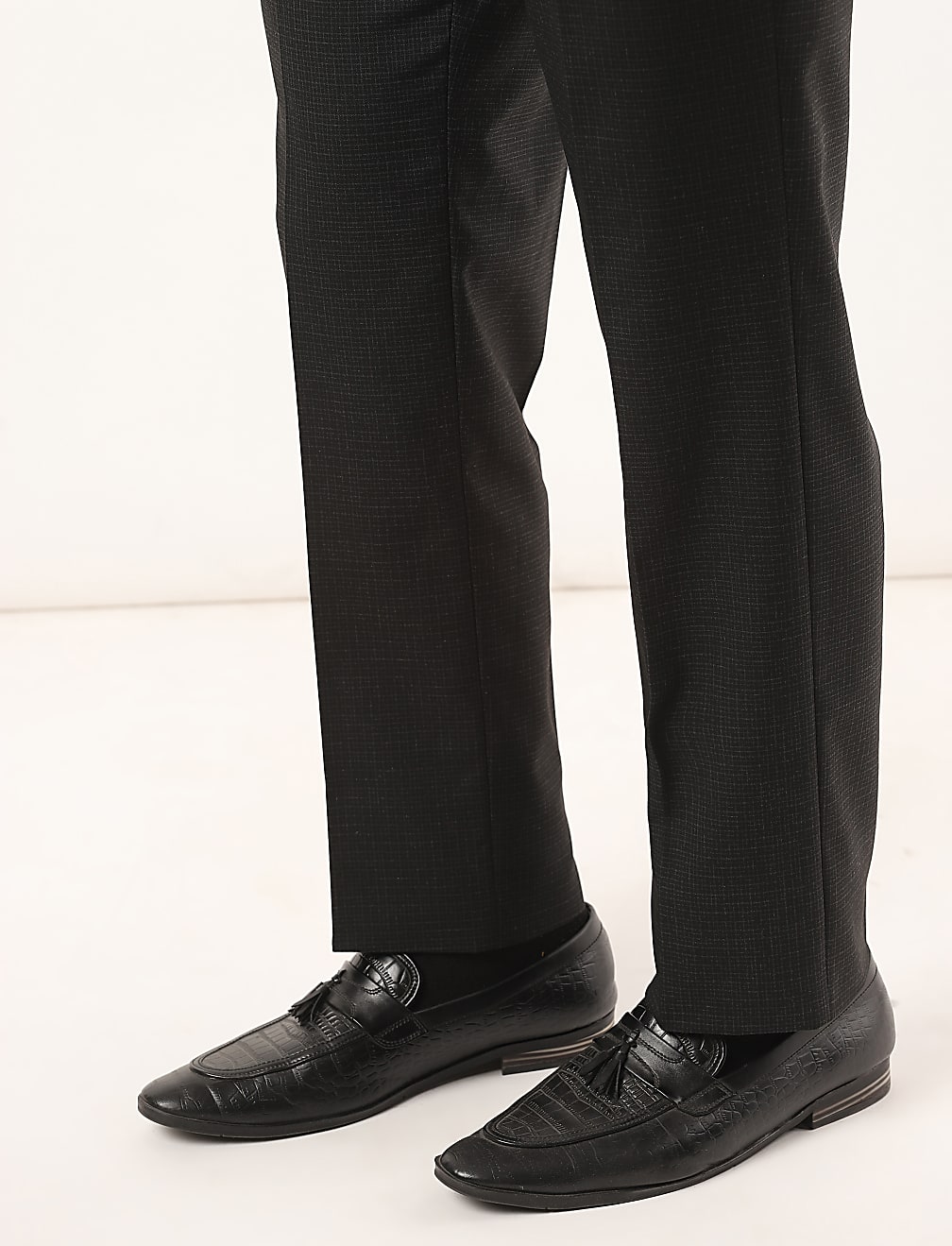 Checks Regular Fit Trouser