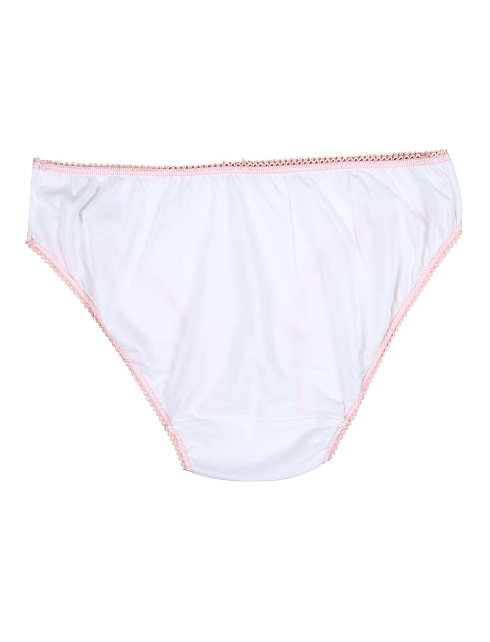 5P Plain Bikinis White (6-16 Yrs)