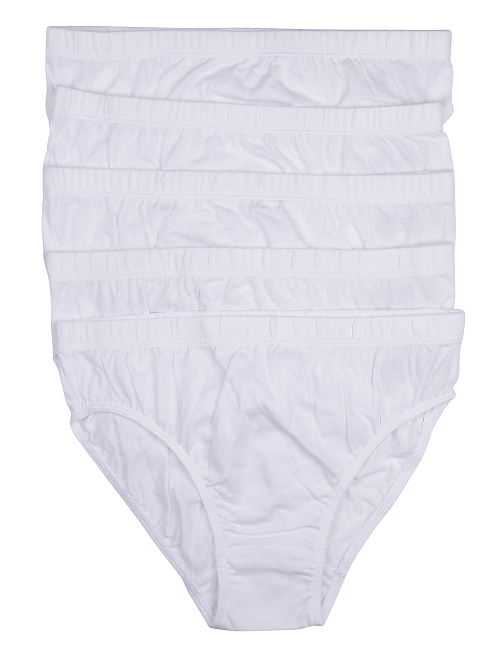 5 Pack Cotton Plain Briefs