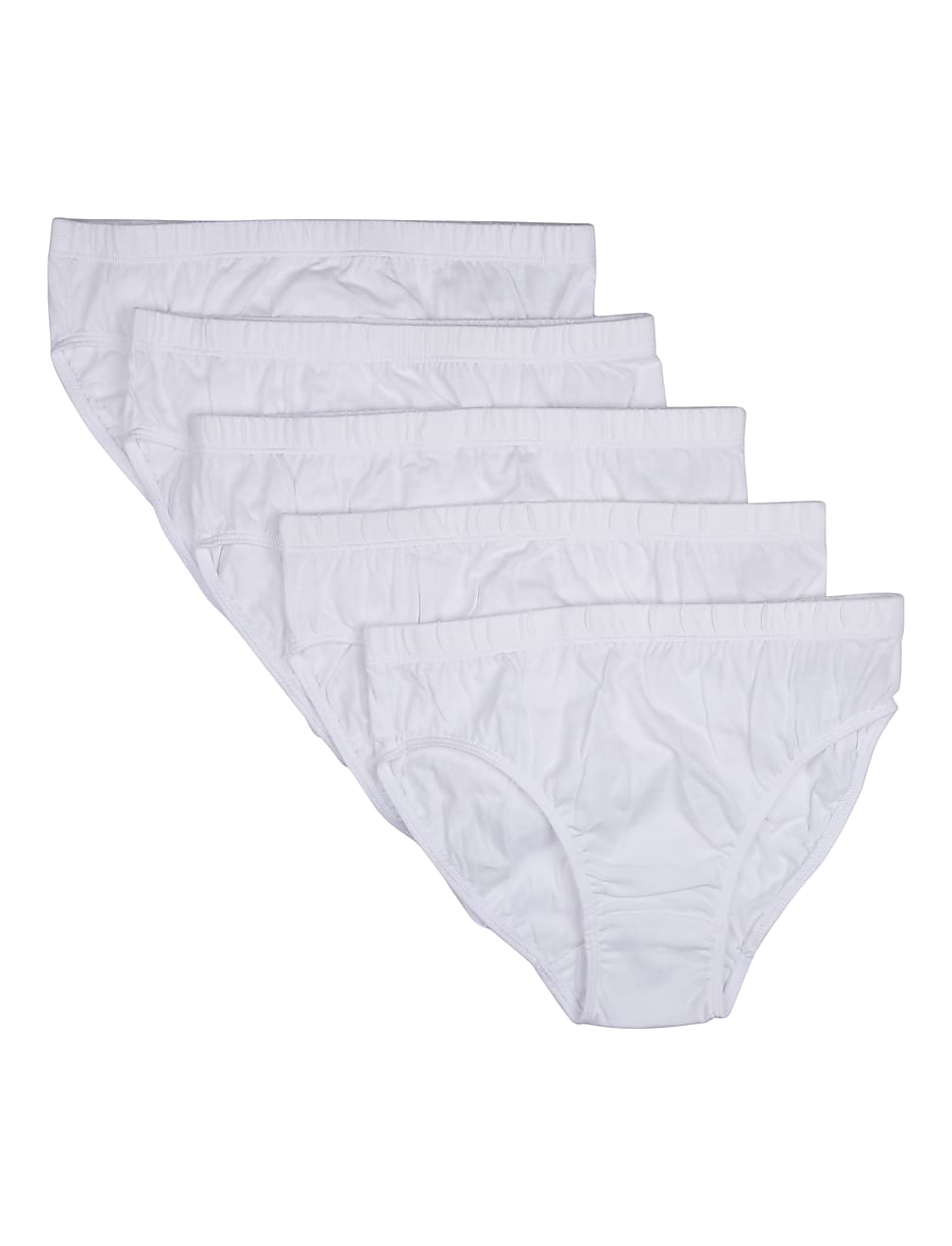 5 Pack Cotton Plain Briefs