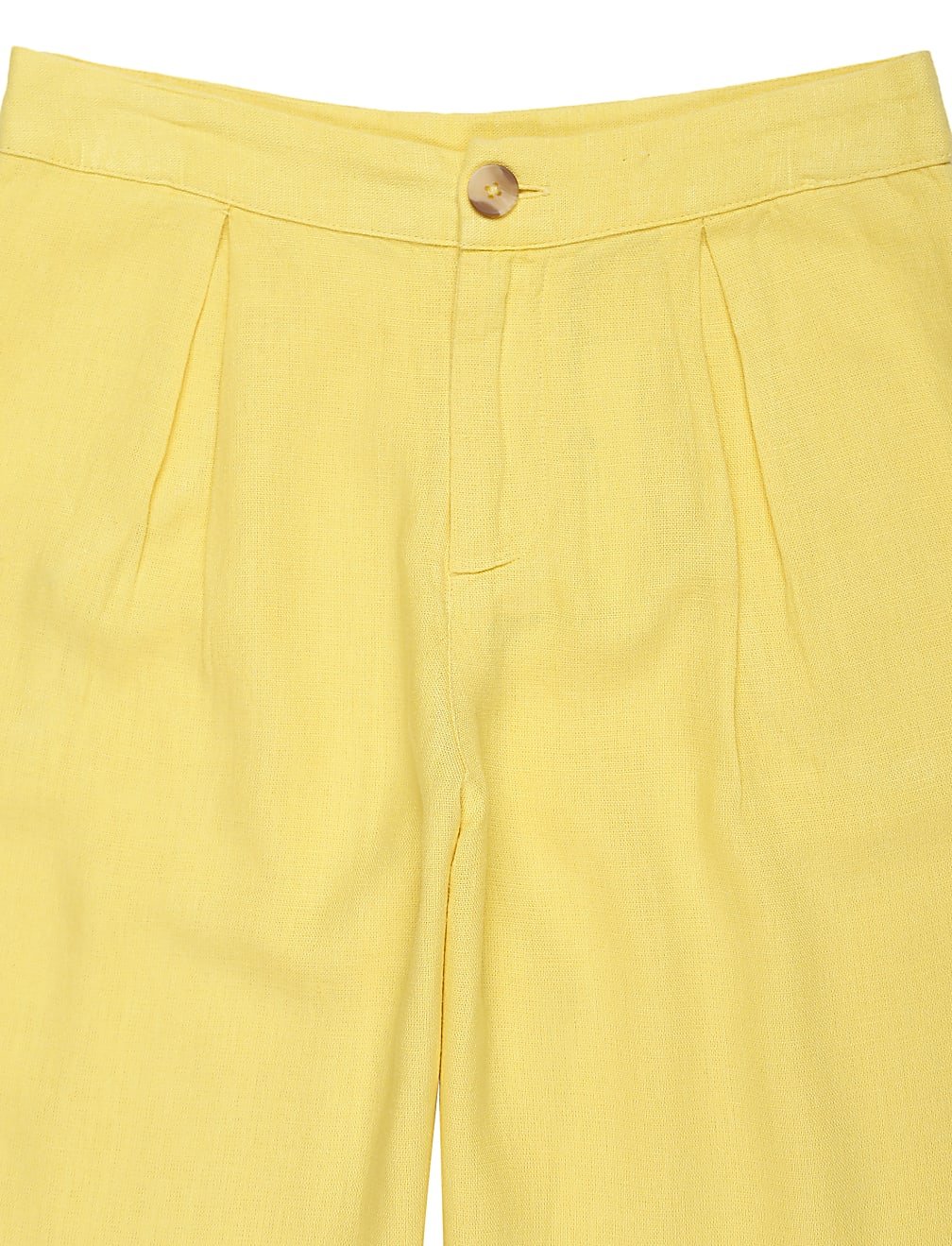 Linen Viscose Solid Regular Fit Culottes